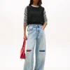 Tommy Jeans サイドタイ リネンブレンドトップス Tommy Jeans サイドタイ リネンブレンドトップス