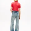 Tommy Jeans クロップド・ボクシーフィット ポロシャツ