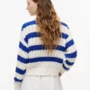 Tommy Jeans ストライプ ケーブルニット セーター