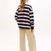 Tommy Jeans リラックスド・ストライプ・ラグビー