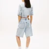 Tommy Jeans ショートスリーブ デニムジャケット Tommy Jeans ショートスリーブ デニムジャケット