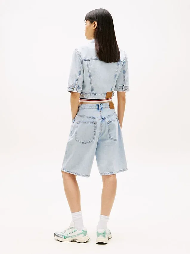 Tommy Jeans ショートスリーブ デニムジャケット Tommy Jeans ショートスリーブ デニムジャケット