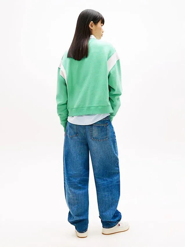 Tommy Jeans アスレチックス ボックスィ スウェットシャツ Tommy Jeans アスレチックス ボックスィ スウェットシャツ