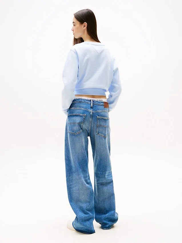 Tommy Jeans フェイド加工 リラックスストレートジーンズ Tommy Jeans フェイド加工 リラックスストレートジーンズ