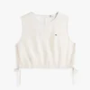 Tommy Jeans サイドタイ リネンブレンドトップス Tommy Jeans サイドタイ リネンブレンドトップス