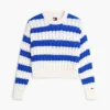 Tommy Jeans ストライプ ケーブルニット セーター