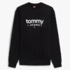 Tommy Jeans ロゴ スエード調スウェットシャツ Tommy Jeans ロゴ スエード調スウェットシャツ