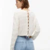 Tommy Jeans テクスチャード・レースアップ・セーター