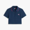 Tommy Jeans クロップド・ボクシーフィット ポロシャツ