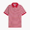 Tommy Jeans レギュラーフィット ストライプ ポロシャツ Tommy Jeans レギュラーフィット ストライプ ポロシャツ