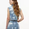 Tommy Jeans クロップドデニムベスト