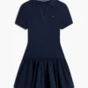 Tommy Jeans ミックスメディア ポロ ミニドレス