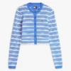 Tommy Jeans スリムフィット ストライプ カーディガン