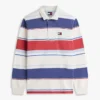 Tommy Jeans リラックス ストライプ ラグビー ポロシャツ