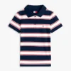 Tommy Jeans スリムフィット リブニット ポロシャツ