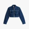 Tommy Jeans クロップドデニムジップジャケット Tommy Jeans クロップドデニムジップジャケット
