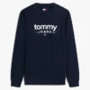Tommy Jeans ロゴ スエード調スウェットシャツ Tommy Jeans ロゴ スエード調スウェットシャツ