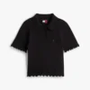 Tommy Jeans レタストリム セーターポロ Tommy Jeans レタストリム セーターポロ