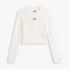Tommy Jeans スクリプト ケーブルニット セーター