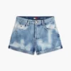 Tommy Jeans カフ付きデニムショーツ