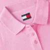 Tommy Jeans スリムフィット リブニット ポロシャツ