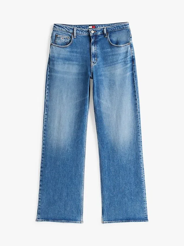 Tommy Jeans フェイド加工 リラックスストレートジーンズ Tommy Jeans フェイド加工 リラックスストレートジーンズ