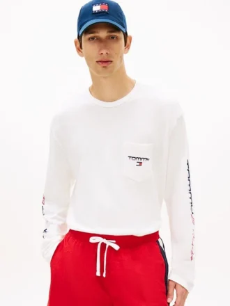 Tommy Jeans ロングスリーブ LAロゴTシャツ