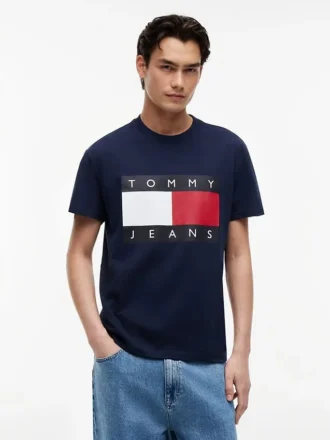 Tommy Jeans ビッグ・フラッグ・ロゴ Tシャツ
