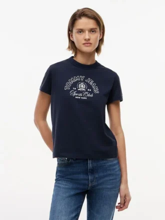 Tommy Jeans スポーツクラブ ロゴ Tシャツ