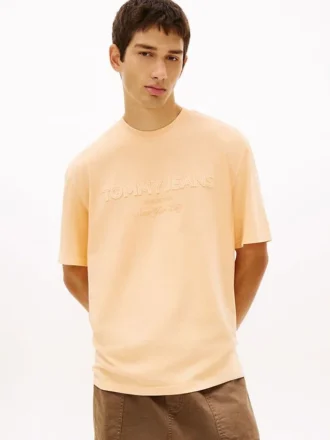 Tommy Jeans ディストレスド・ロゴTシャツ