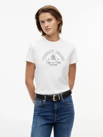 Tommy Jeans スポーツクラブ ロゴ Tシャツ