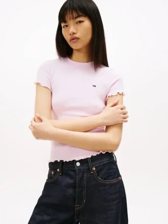 Tommy Jeans レタストリムTシャツ