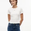 Tommy Jeans スリムフィット シャーリングTシャツ