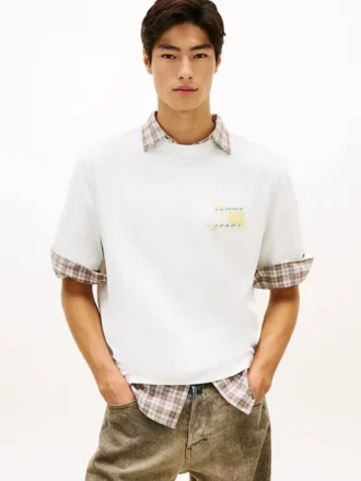 Tommy Jeans スプレーペイント・バブル Tシャツ