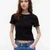 Tommy Jeans スリムフィット シャーリングTシャツ