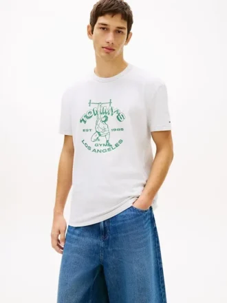 Tommy Jeans ウェイトリフター ロゴ Tシャツ