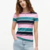 Tommy Jeans スリムストレッチリブTシャツ Tommy Jeans スリムストレッチリブTシャツ