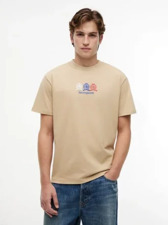 Tommy Jeans マルチクレスト ロゴ Tシャツ