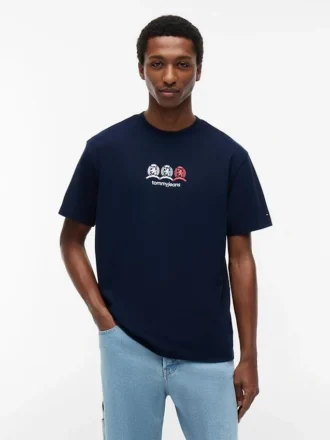 Tommy Jeans マルチクレスト ロゴ Tシャツ