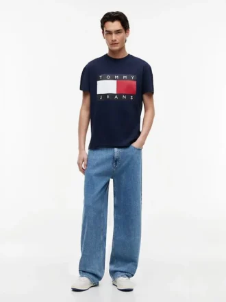 Tommy Jeans ビッグ・フラッグ・ロゴ Tシャツ