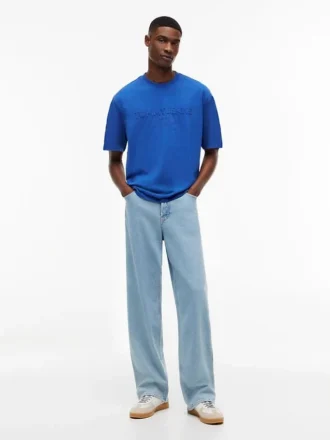 Tommy Jeans ディストレスド・ロゴTシャツ