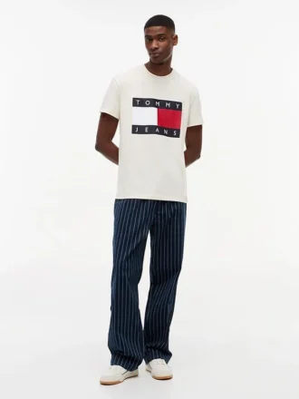 Tommy Jeans ビッグ・フラッグ・ロゴ Tシャツ