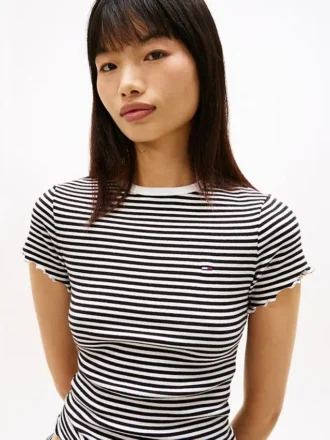Tommy Jeans レタストリムTシャツ