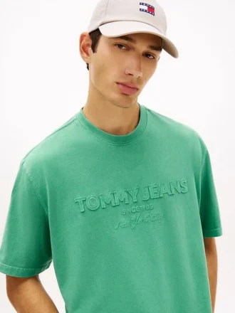 Tommy Jeans ディストレスド・ロゴTシャツ Tommy Jeans ディストレスド・ロゴTシャツ