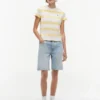 Tommy Jeans ラグビーストライプ Tシャツ Tommy Jeans ラグビーストライプ Tシャツ