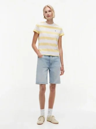 Tommy Jeans ラグビーストライプ Tシャツ