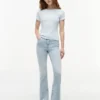 Tommy Jeans スリムストレッチリブTシャツ Tommy Jeans スリムストレッチリブTシャツ