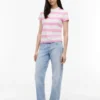 Tommy Jeans ラグビーストライプ Tシャツ