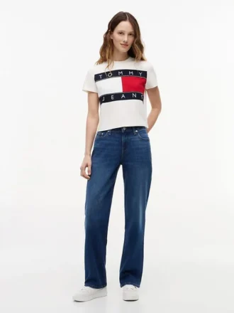 Tommy Jeans ビッグ・フラッグ・ロゴ Tシャツ
