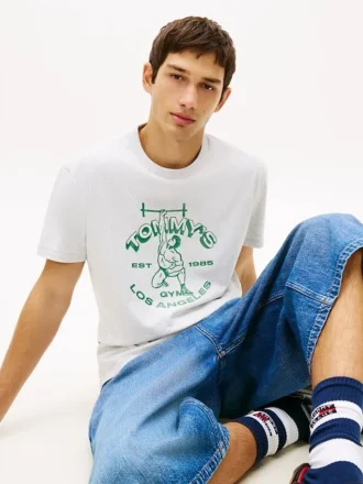 Tommy Jeans ウェイトリフター ロゴ Tシャツ